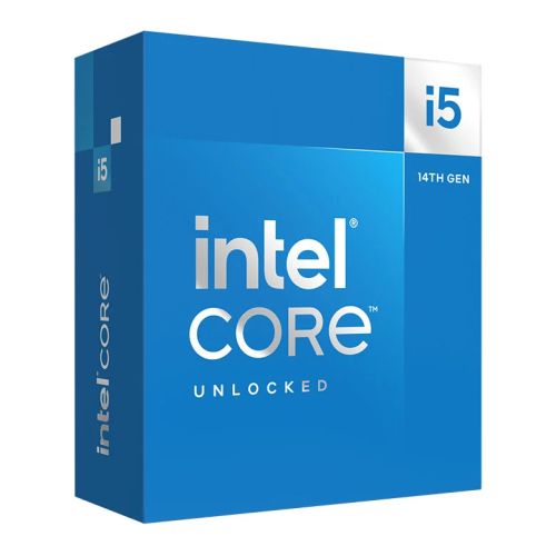 Intel Core i5-14600K, CPU, 1700, 3.5 GHz (5.3 Turbo), 14-Core, 125W (181W Turbo), 10nm, 24MB Cache, Unlocked, Raptor Lake Refresh, NO HEATSINK/FAN - PC Gear UK