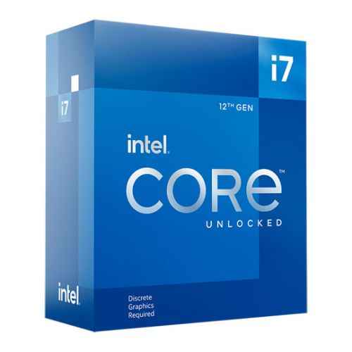 Intel Core i7-12700KF CPU, 1700, 3.6 GHz (5.0 Turbo), 12-Core, 125W (190W Turbo), 10nm, 25MB Cache, Alder Lake, Unlocked, No Graphics, NO HEATSINK/FAN (Copy)