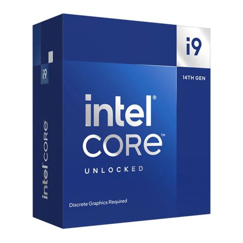 Intel Core i9-14900KF CPU, 1700, 3.2 GHz (6.0 Turbo), 24-Core, 125W (253W Turbo), 10nm, 36MB Cache, Unlocked, Raptor Lake Refresh, No Graphics, NO HEATSINK/FAN - PC Gear UK