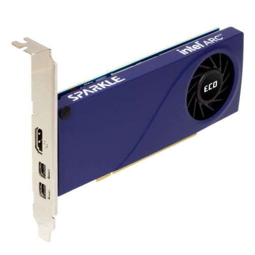 Sparkle Intel Arc A310 ECO, 4GB DDR6, HDMI, 2 Mini DP, 1000MHz Clock, Low Profile (Bracket Included) - PC Gear UK