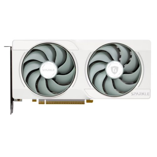 Sparkle Intel Arc B570 GUARDIAN Luna OC, 10GB DDR6, HDMI, 3 DP, 2660MHz Clock, Blue Breathing Light, Overclocked, White - PC Gear UK