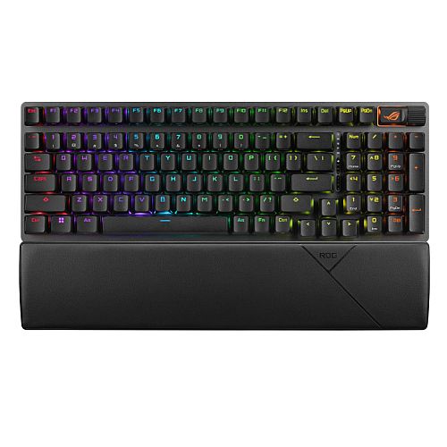 Asus ROG STRIX SCOPE II 96 Wireless Mechanical RGB Gaming Keyboard, 96% Layout, Streamer Hotkeys, Multifunction Controls, Sound-Dampening - PC Gear UK