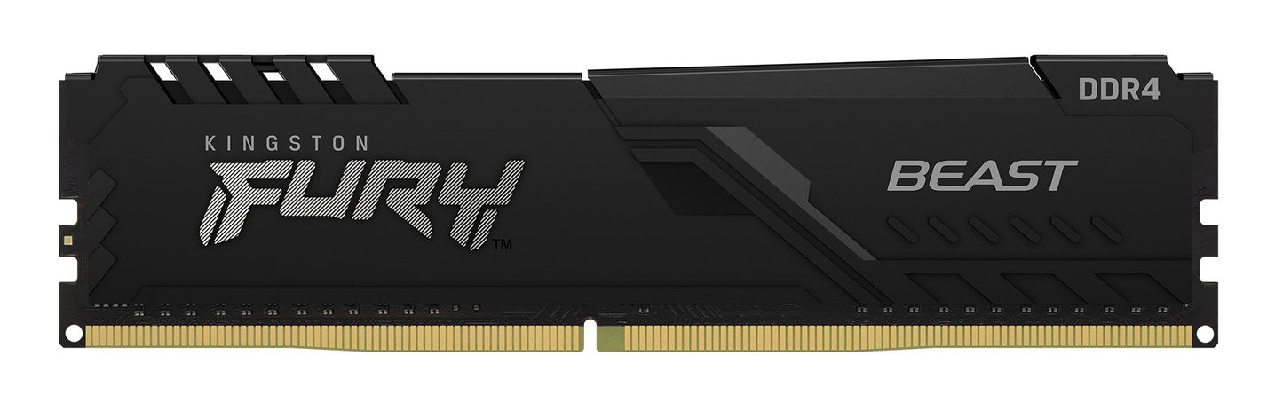 Kingston FURY Beast, 16GB, DDR4, 3200MT/s, CL16, 288-pin DIMM, Black