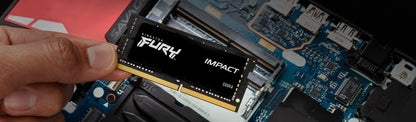 Kingston FURY Impact, 16GB, DDR4, 3200MT/s, CL20, 260-pin SO-DIMM, Laptop Memory