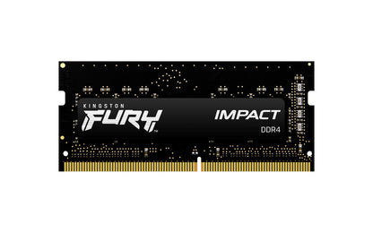 Kingston FURY Impact, 16GB, DDR4, 3200MT/s, CL20, 260-pin SO-DIMM, Laptop Memory