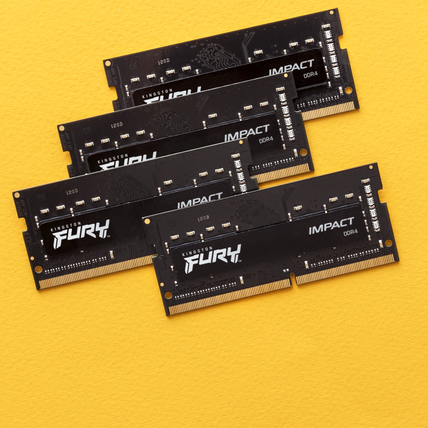 Kingston FURY Impact, 16GB, DDR4, 3200MT/s, CL20, 260-pin SO-DIMM, Laptop Memory