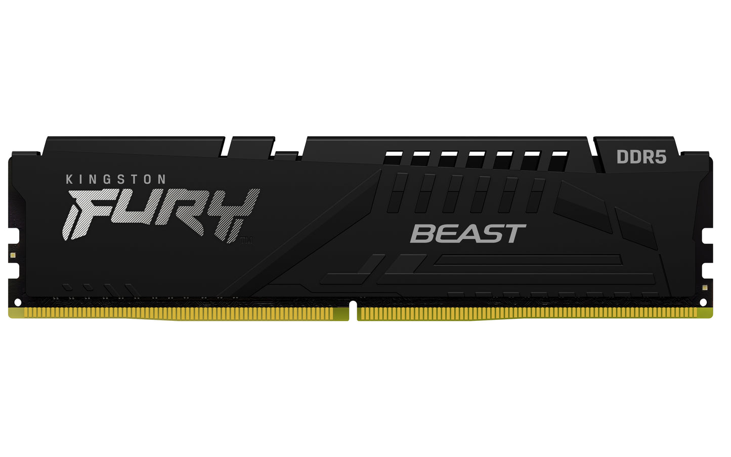 Kingston FURY Beast, 16GB Kit (2x8GB), DDR5, 5200MT/s, CL40, 288-pin DIMM, Black, Desktop Memory