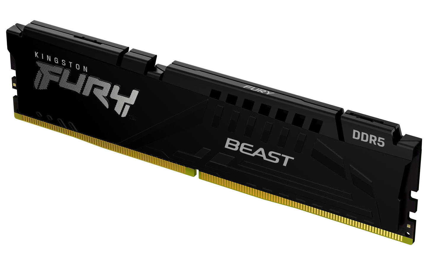 Kingston FURY Beast, 16GB (1x16GB), DDR5, 5600MT/s, CL40, 288-pin DIMM, Black, Desktop Memory
