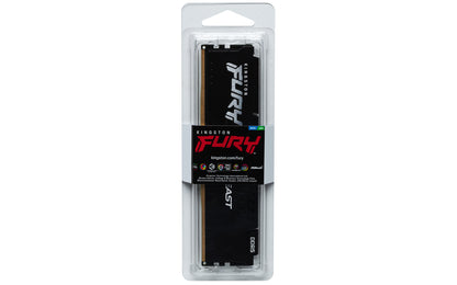 Kingston FURY Beast, 16GB (1x16GB), DDR5, 5600MT/s, CL40, 288-pin DIMM, Black, Desktop Memory