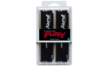 Kingston FURY Beast 128GB DDR5 5600MT/s CL40 DIMM Kit of 2 Black