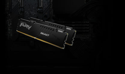 Kingston FURY Beast 128GB DDR5 5600MT/s CL40 DIMM Kit of 2 Black