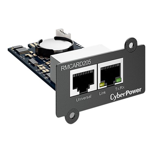CyberPower RMCARD205 Remote Management Card, SNMP-Network, Input for ENVSENSOR - PC Gear UK