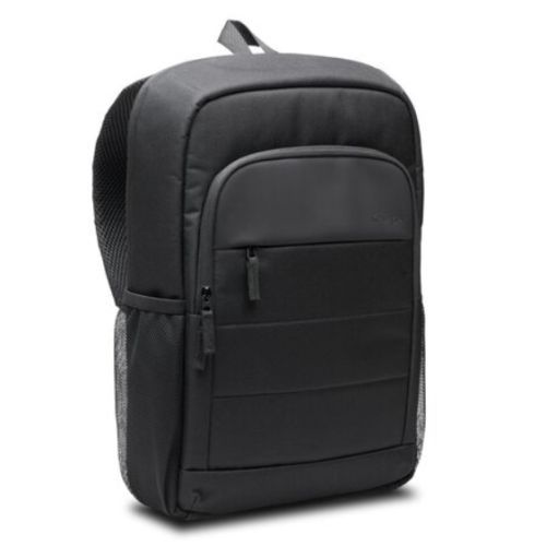 Kensington K60392WW EQ Laptop Backpack, Up to 16", Padded Shoulder Straps, Cushioned Backside, Breathable Mesh, Eco-Friendly, Black - PC Gear UK