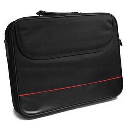 Spire 15.6" Laptop Carry Case, Black with front Storage Pocket - PC Gear UK