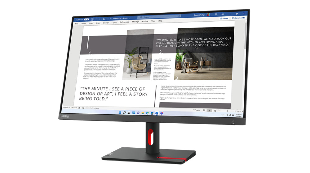Lenovo ThinkVision S27i-30, Full HD 1920x1080, IPS, 100Hz, 6ms, 16:9, WLED Monitor