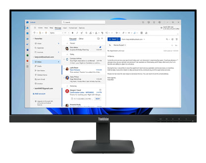 Lenovo ThinkVision S24-4e, Full HD 1920x1080, 100Hz, 4ms, 16:9, WLED Monitor