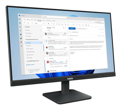 Lenovo ThinkVision S24-4e, Full HD 1920x1080, 100Hz, 4ms, 16:9, WLED Monitor