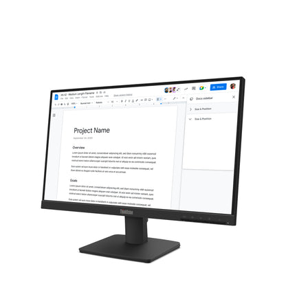 Lenovo ThinkVision S22-4e, Full HD (1920 x 1080), 100Hz, 6ms, IPS, W-LED, 21.5" Monitor