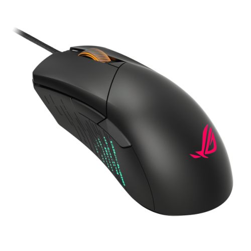 Asus ROG Gladius III Gaming Mouse, USB, 19000 DPI (tuned to 26,000), Push-Fit Switch Socket II, 5 Onboard Profiles, RGB Lighting - PC Gear UK