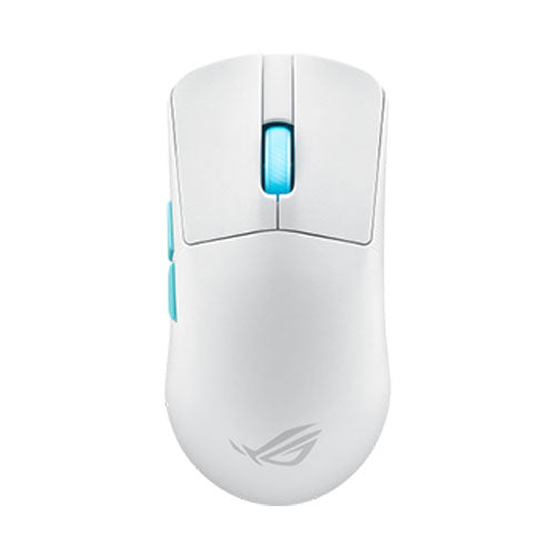 Asus ROG Harpe Ace Aim Lab Edition Gaming Mouse, Wireless/Bluetooth/USB, Synergistic Software, RGB, Mouse Grip Tape, White - PC Gear UK