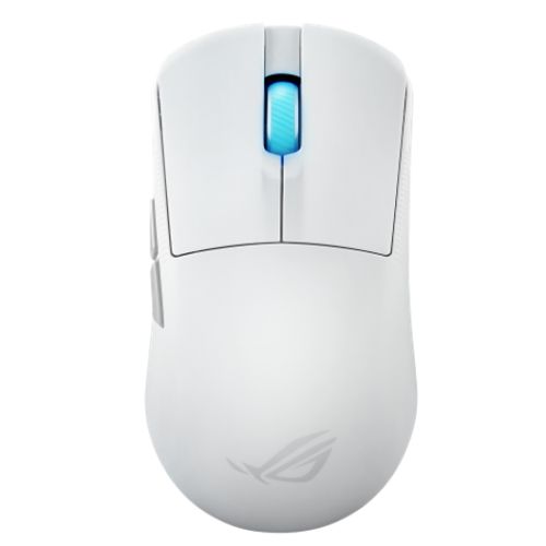Asus ROG Harpe Ace Mini Gaming Mouse, Wireless/Bluetooth/USB, Ultralight 49g, 42000 DPI, 8000Hz, Esports Approved, Moonlight White - PC Gear UK