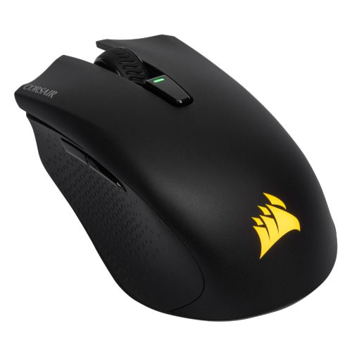 Corsair Harpoon RGB Wired/Wireless/Bluetooth Gaming Mouse, 10,000 DPI, Slipstream Wireless Tech, 60hrs Battery, 6 Programmable Buttons - PC Gear UK
