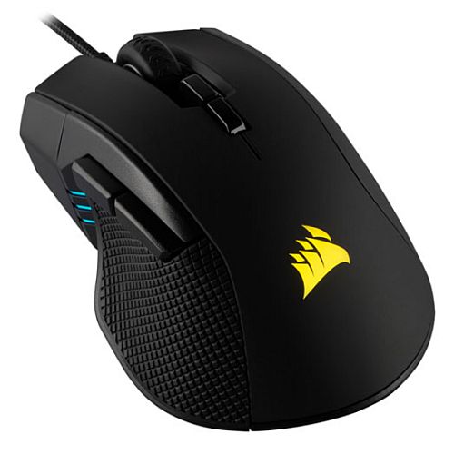 Corsair Ironclaw RGB FPS/MOBA Lightweight Gaming Mouse, Contoured Shape, Omron Switches, 18000 DPI, 7 Programmable Buttons - PC Gear UK