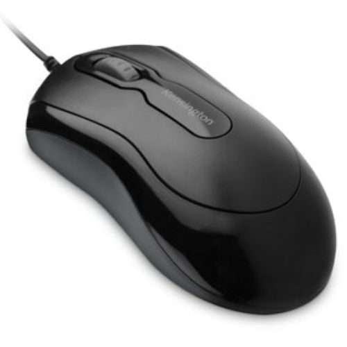 Kensington Mouse-in-a-Box EQ Wired Ambidextrous Optical Mouse, USB-A, 1000 DPI, 3 Buttons, Black - PC Gear UK