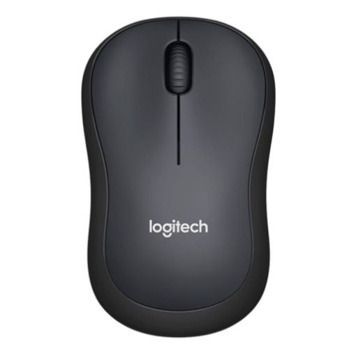 Logitech M220 Silent Wireless Optical Mouse, SilentTouch Tech, 3 Buttons, 1000DPI, Charcoal, OEM - PC Gear UK