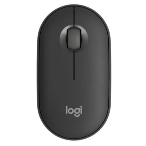 Logitech Pebble Mouse 2 M350s Bluetooth Optical Mouse, Compact, Multi-Pairing, 400-4000 DPI, Ambidextrous, Tonal Graphite - PC Gear UK