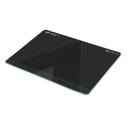 Asus ROG Hone Ace Aim Lab Edition Gaming Mouse Pad, Measurement Markings for Aim Lab Software, Hybrid Cloth Surface, Oil & Dust Repellent, 508 x 420 mm - PC Gear UK