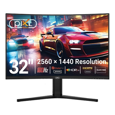 piXL X-Series GS32QIDPHA 32" Curved QHD 180Hz Gaming Monitor