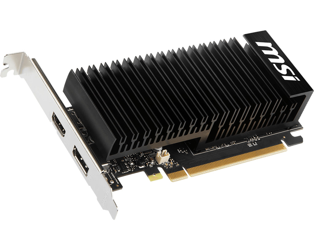 MSI GeForce GT 1030 2GHD4 LP OC, 2GB GDDR4, Low Profile, Passive, PCIe 3.0 Graphics Card