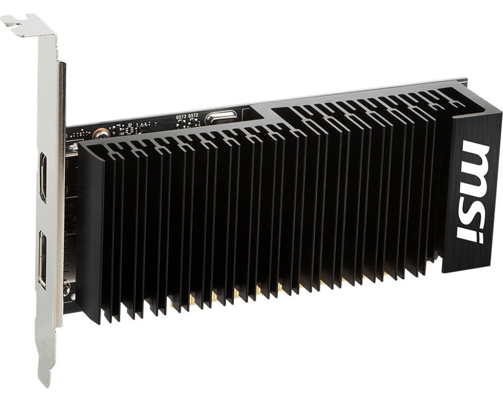 MSI GeForce GT 1030 2GHD4 LP OC, 2GB GDDR4, Low Profile, Passive, PCIe 3.0 Graphics Card