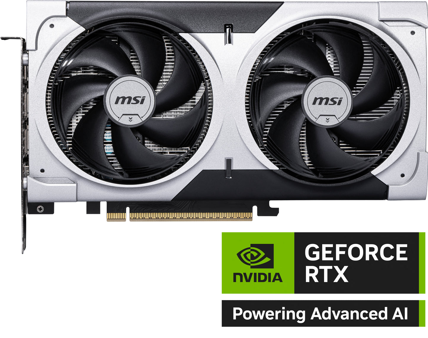 MSI GeForce RTX 5060 Ti 8G VENTUS 2X OC PLUS, 8GB GDDR7, 4608 CUDA Cores, 2602MHz Boost, PCIe 5.0, HDMI 2.1b, 3x DP 2.1b, 180W, SFF-Ready