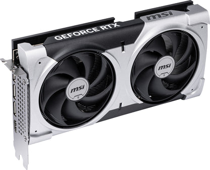 MSI GeForce RTX 5060 Ti 8G VENTUS 2X OC PLUS, 8GB GDDR7, 4608 CUDA Cores, 2602MHz Boost, PCIe 5.0, HDMI 2.1b, 3x DP 2.1b, 180W, SFF-Ready