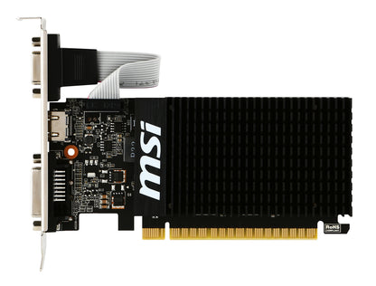 MSI GeForce GT 710 2GD3H LP, 2GB GDDR3, Low Profile, Passive Cooling