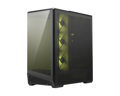 MSI MAG Pano 130R PZ, Midi Tower ATX Gaming Case, 270° Panoramic Glass, 4x ARGB Fans, Rotatable GPU Bracket, 360mm Radiator, ATX/mATX/Mini-ITX, Black