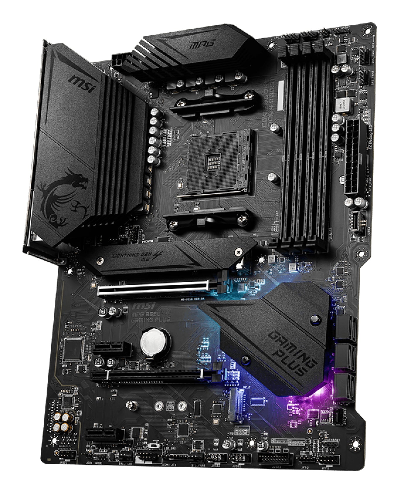 MSI MPG B550 Gaming Plus, AMD B550, Socket AM4, DDR4, ATX Motherboard