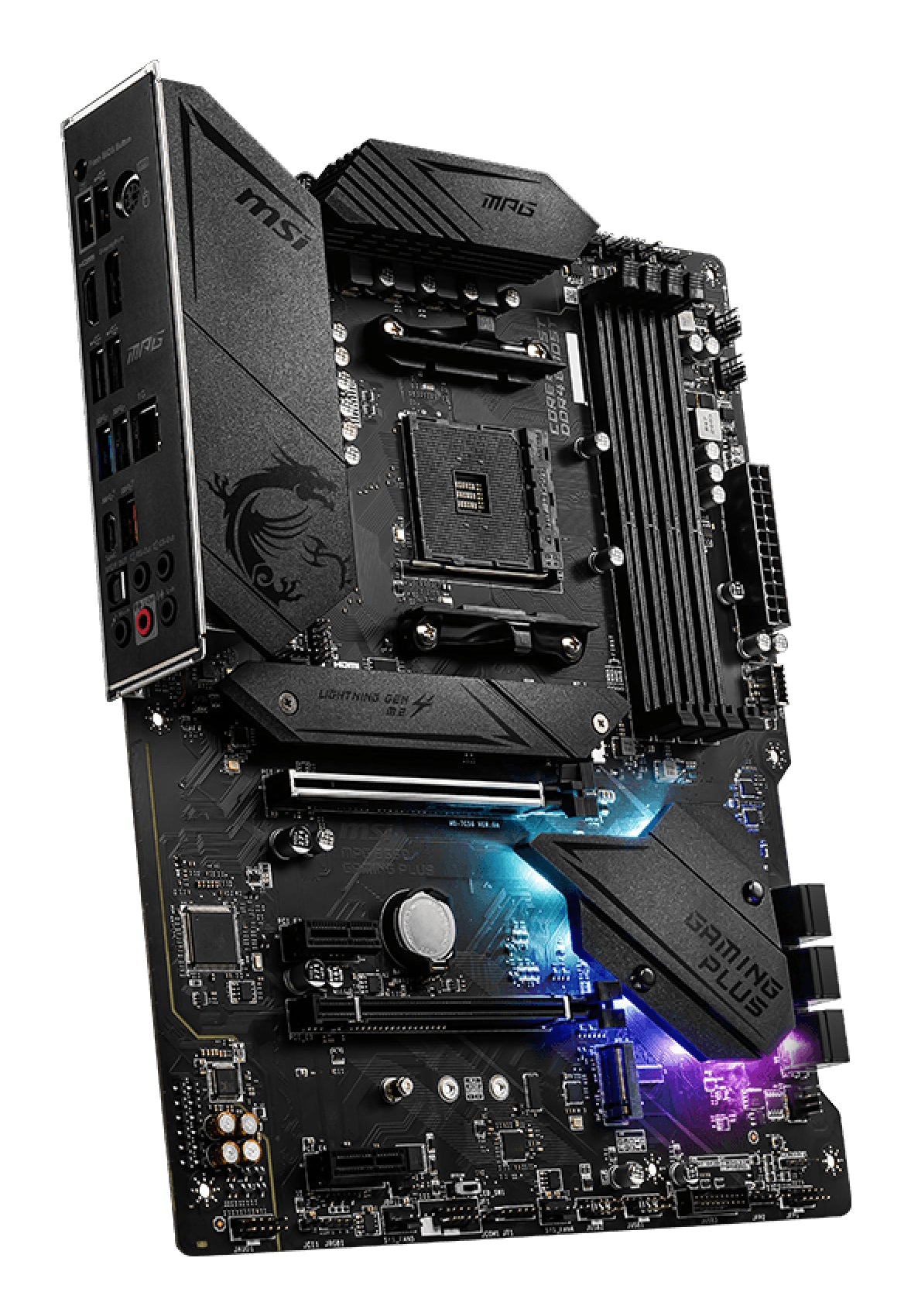 MSI MPG B550 Gaming Plus, AMD B550, Socket AM4, DDR4, ATX Motherboard