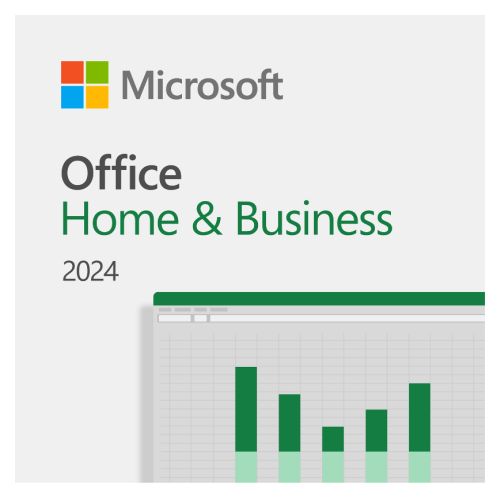 Microsoft Office 2024 Home & Business, Retail, 1 Licence, Windows/MacOS, Medialess - PC Gear UK