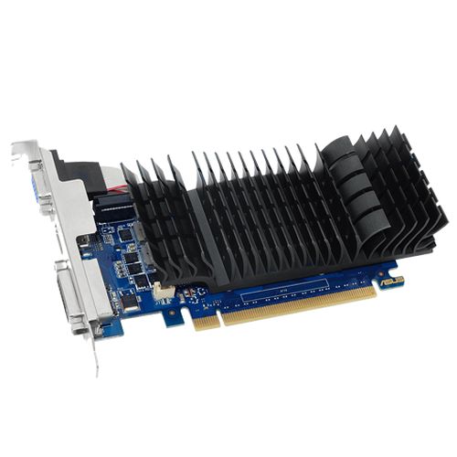 Asus GT730, 2GB DDR5, PCIe2, VGA, DVI, HDMI, Silent, Low Profile (Bracket Included) - PC Gear UK