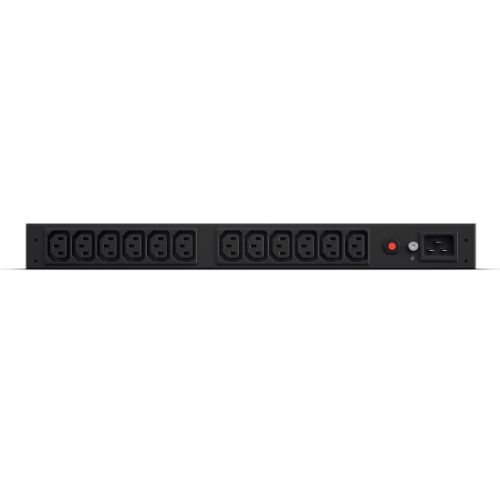 CyberPower PDU20BHVIEC12R Basic Power Distribution Unit, 1U Vertical/Horizontal Rackmount, 1x IEC C20 Input, 12 Outlets, Overload Protection - PC Gear UK