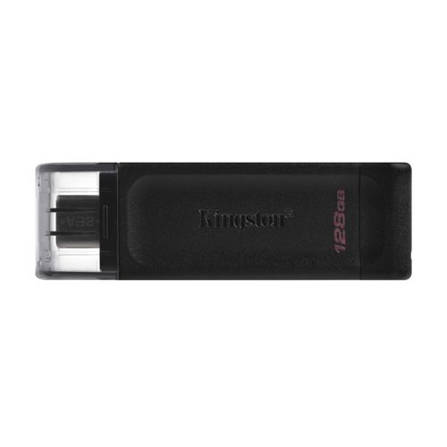 Kingston 128GB DataTraveler 70 USB 3.2 Gen1 Type-C Memory Pen, Cap - PC Gear UK