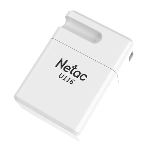 Netac 32GB U116 Ultra Mini USB 3.2 Gen1 Memory Pen, Cap, Lanyard Hole, Software Encryption - PC Gear UK