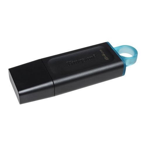 Kingston 64GB DataTraveler Exodia USB 3.2 Gen1 Memory Pen, Cap, Key Ring - PC Gear UK