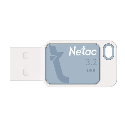 Netac 64GB UA31 USB 3.2 Memory Pen, Key Ring, Sky Blue - PC Gear UK