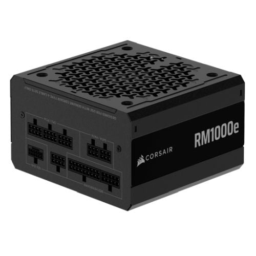 Corsair 1000W RMe Series RM1000e PSU, Fully Modular, Low-Noise, Cybenetics Gold, Zero RPM Mode, ATX 3.1, PCIe 5.1 - PC Gear UK
