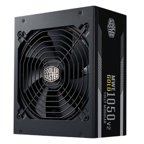 Cooler Master 1050W MWE Gold V2 ATX 3.1 PSU, Fully Modular, FDB Bearing Fan, 80+ Gold - PC Gear UK