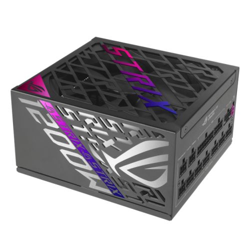 Asus ROG Strix 1200W Platinum PSU, Fully Modular, 80+ Platinum, ATX 3.1, PCIe 5.0, GaN MOSFET, Intelligent Voltage Stabilizer - PC Gear UK